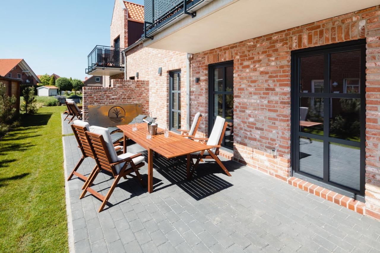 Kuesten Suite Sued - Seitliche Wasserlage, Terrasse, 70Qm Greetsiel Zewnętrze zdjęcie